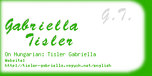 gabriella tisler business card